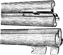 Рис. 35. Соединение демиблок на прямом пазу