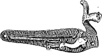 Рис. 65. Обратный, или в шейку замок