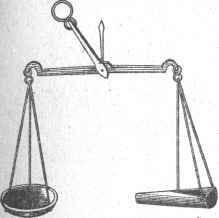 Рис. 51. Весы для отвешивания зарядов . пороха и снарядов дроби